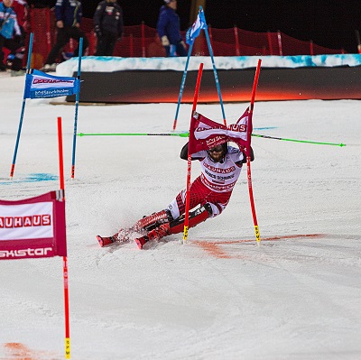 Marco Schwarz at FIS Ski World Cup Stockholm 2019