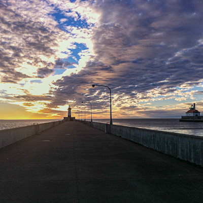 Duluth Pier Minnesota